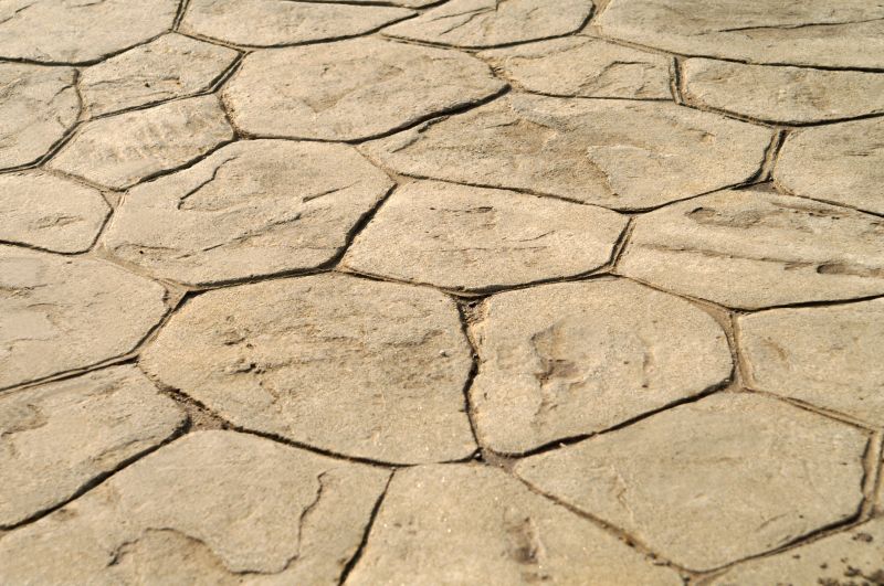Cement Patio Repair detail