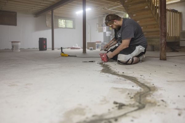 Concrete Floor Repair in Huntsville