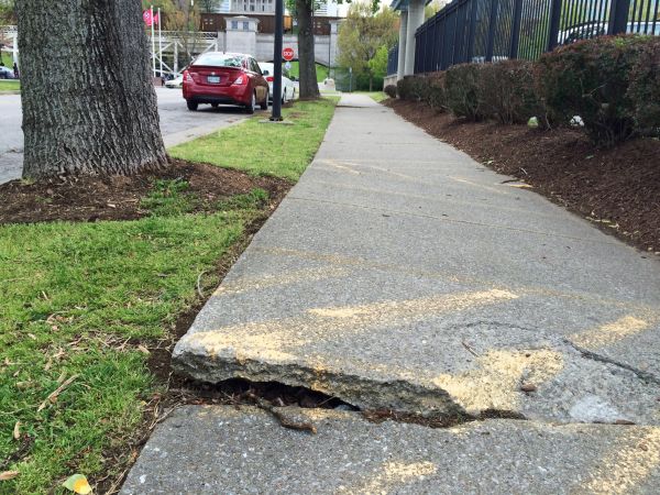 Cement Sidewalk Repair in Huntsville