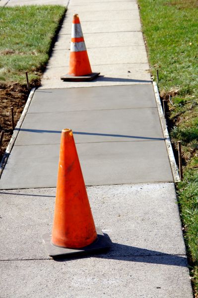 Sidewalk Panel Replacement in Huntsville